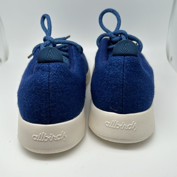 Allbirds Sams Club Exclusive Wool Blue White Women's Running Sneakers Size 10 - Picture 6 of 10